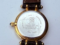 Givenchy paris griffe goldplated dameshorloge - afbeelding 7 van  8