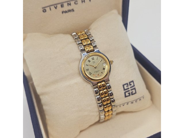 Givenchy skelt two tone dameshorloge - inclusief doos - afbeelding 3 van  8