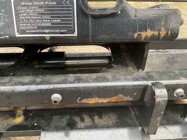 Giyi cyhc skid steerside shift fork schranklader - afbeelding 3 van  13
