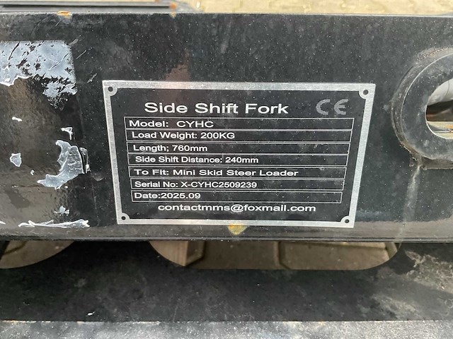 Giyi cyhc skid steerside shift fork schranklader - afbeelding 3 van  5