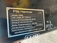 Giyi d680 skid steer post driver schranklader - afbeelding 2 van  11