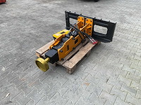 Giyi d680 skid steer post driver schranklader - afbeelding 6 van  11