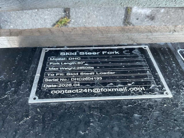 Giyi dhc skid steer fork - afbeelding 10 van  10