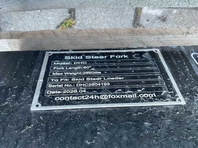 Giyi dhc skid steer fork - afbeelding 10 van  10
