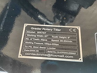 Giyi gy-srt57 skid steer grader rotary tiller schranklader - afbeelding 5 van  13