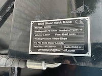 Giyi rr78 skid steer rock rake - afbeelding 14 van  14
