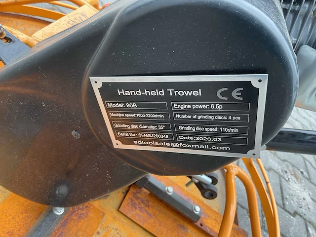 Giyi sl90b hand-held trowel cementvlinder - afbeelding 4 van  16