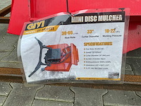 Giyi x-dm43 skid steer disc mulcher schranklader - afbeelding 5 van  11