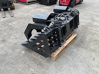 Giyi x-hwg72 skid steer hollow wood grabber schranklader - afbeelding 1 van  10