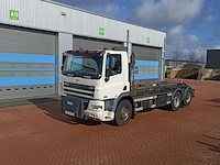 Gladheidsbestrijding vrachtwagen, daf, fas cf85 met haakarm hiab, 2007