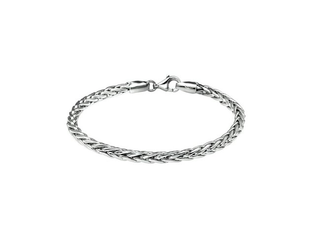 Glams armband vossestaart 4,0 mm 19 cm zilver - afbeelding 1 van  1