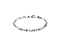 Glams armband vossestaart 4,0 mm 19 cm zilver - afbeelding 1 van  1