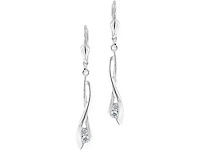 Glams oorhangers zirkonia zilver - afbeelding 1 van  1