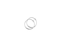 Glams the jewelry collection creolen ronde buis zilver - afbeelding 1 van  1