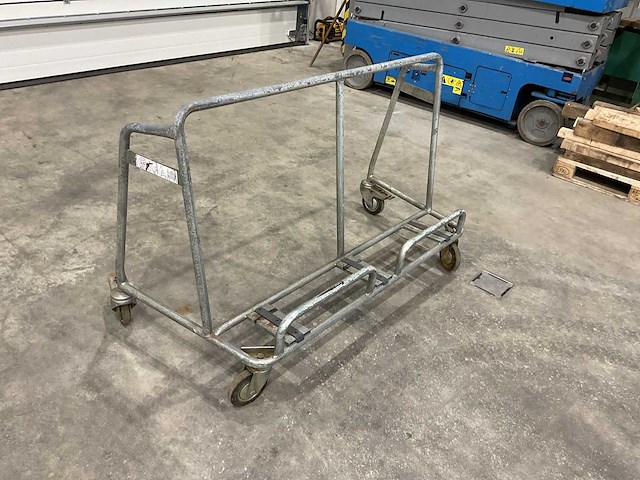Glas- platenwagen 170x75x100cm - afbeelding 2 van  8