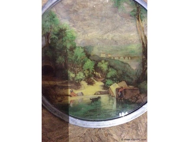 Glas in lood beschilderd - afbeelding 2 van  2