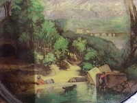 Glas in lood beschilderd - afbeelding 2 van  2