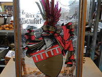 Glas in lood "le sire de beaufort - afbeelding 1 van  5