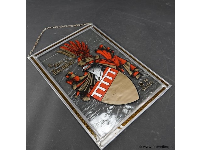 Glas in lood "le sire de beaufort - afbeelding 4 van  5