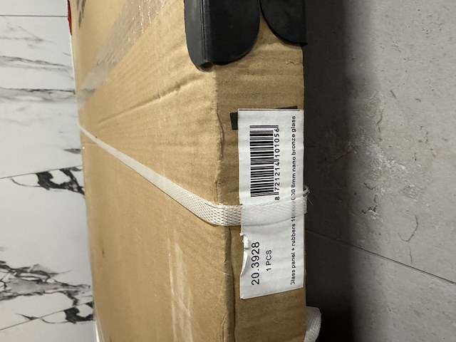 Glas plaat brons glas 100x200 cm wb, 20.3928 - afbeelding 3 van  4