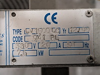 Glas wasstraat polyglass, lv1500lc, bouwjaar 1999 - afbeelding 8 van  20