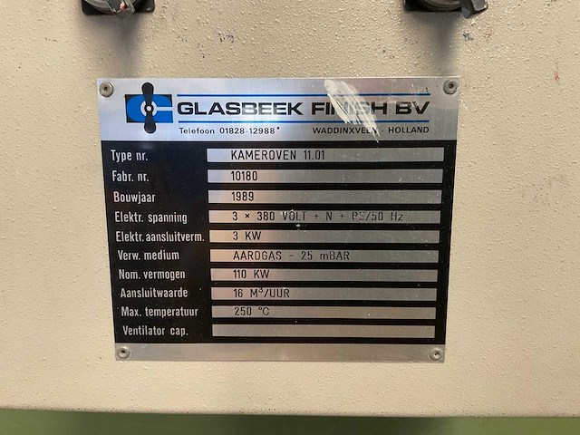 Glasbeek 11.01 kameroven - afbeelding 7 van  7