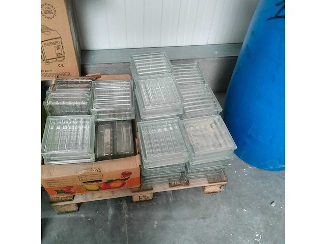 Glasblokken/glas tegels - afbeelding 2 van  3