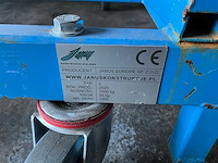 Glasbok v.v. transportwielen en sledes 215x100x220cm - afbeelding 2 van  4