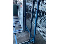 Glasbok v.v. transportwielen en sledes 215x100x220cm - afbeelding 5 van  5