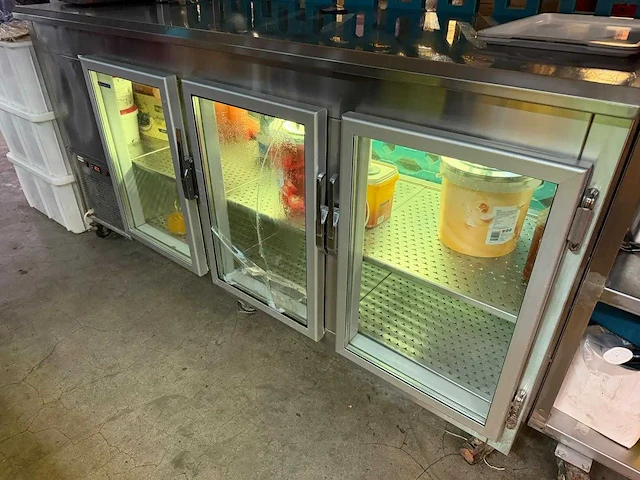 Glasdeur koelwerkbank - afbeelding 1 van  8