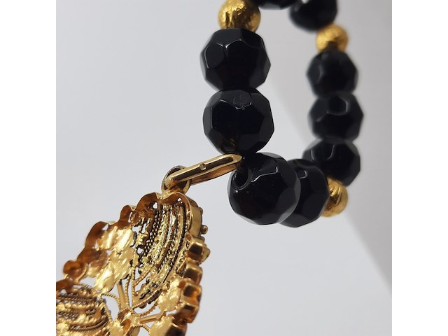 Glaskralen collier - afbeelding 5 van  14