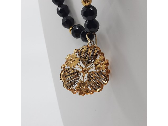 Glaskralen collier - afbeelding 6 van  14