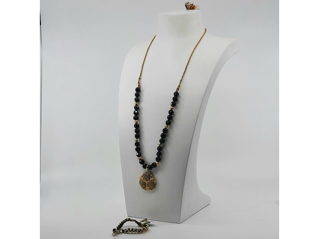 Glaskralen collier - afbeelding 1 van  14