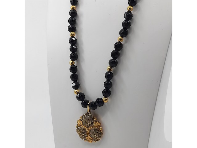 Glaskralen collier - afbeelding 8 van  14