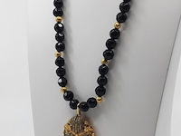 Glaskralen collier - afbeelding 8 van  14