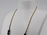 Glaskralen collier - afbeelding 10 van  14