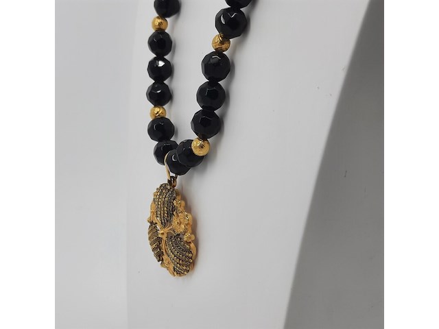 Glaskralen collier - afbeelding 12 van  14