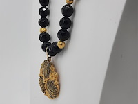 Glaskralen collier - afbeelding 12 van  14