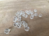 Glaskralen facetgeslepen helder 18 mm (2448x) - afbeelding 1 van  2