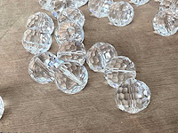 Glaskralen facetgeslepen helder 18 mm (2448x) - afbeelding 2 van  2