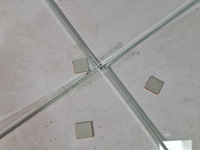 Glasplaat - diameter ca. 84 cm - afbeelding 2 van  3