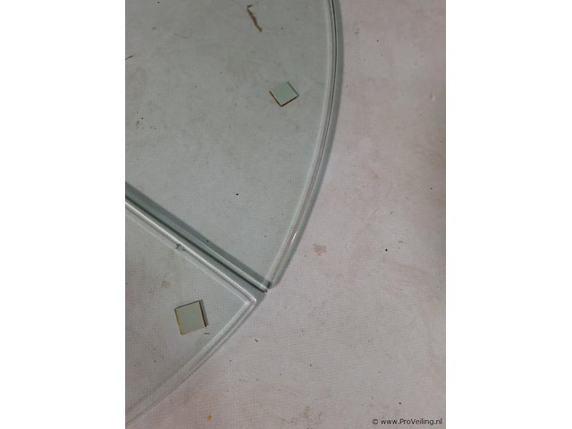 Glasplaat - diameter ca. 84 cm - afbeelding 3 van  3