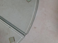Glasplaat - diameter ca. 84 cm - afbeelding 3 van  3