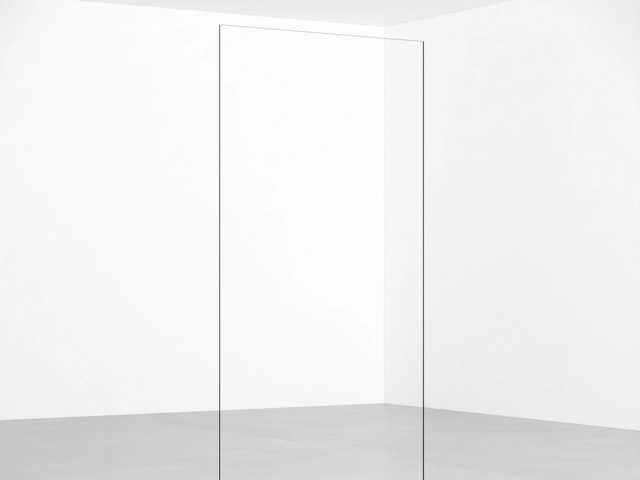 Glasplaat 120x200cm antikalk helder glas 8mm - afbeelding 1 van  2