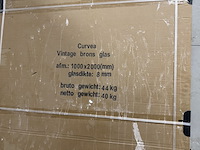 Glasplaat brons 100x200 cm wb, 20.3584 - afbeelding 2 van  3