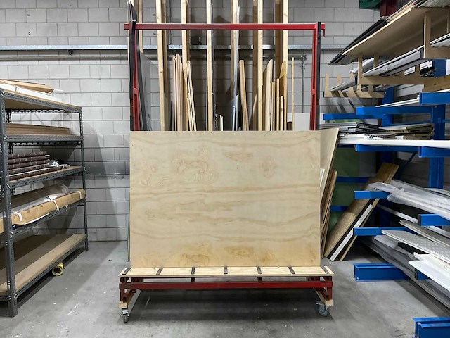 Glas/platen transportkar - afbeelding 1 van  9