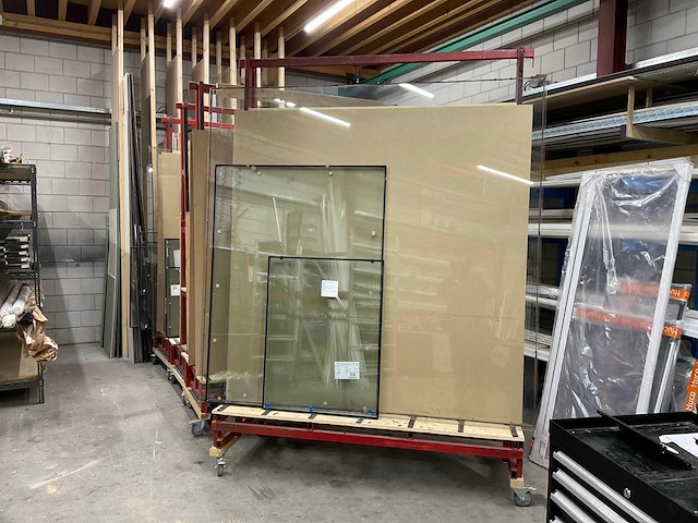 Glas/platen transportkar - afbeelding 1 van  8