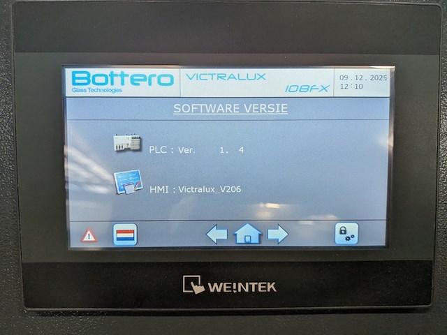 Glasrand bewerkingsmachine bottero, victralux 108fx, bouwjaar 2018 - afbeelding 4 van  24