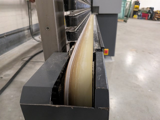 Glasrand bewerkingsmachine bottero, victralux 108fx, bouwjaar 2018 - afbeelding 6 van  24