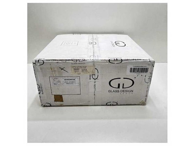 Glass design ø 40 cm washbasin glass brons - afbeelding 3 van  4